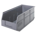 18" L x 8-1/4" W x 7" Hgt. Quantum® Gray Stackable Shelf Bin