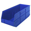 20-1/2" L x 8-1/4" W x 7" Hgt. Quantum® Blue Stackable Shelf Bin