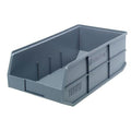 20-1/2" L x 11" W x 7" Hgt. Quantum® Gray Stackable Shelf Bin
