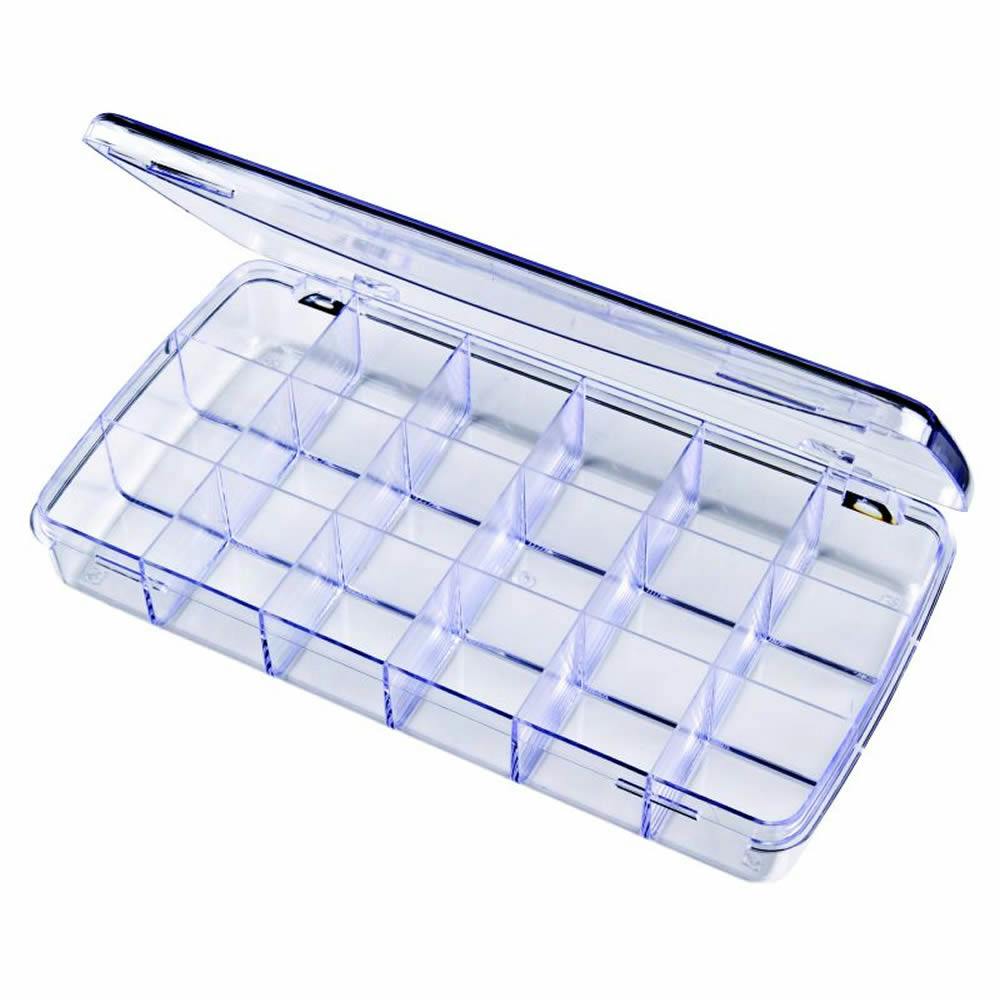 Diamondback™ Box with 18 Compartments (1 Size) - 8-7/16" L x 4-1/4" W x 1-3/16" Hgt.