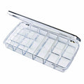 Diamondback™ Box with 12 Compartments (3 Sizes, 5 Vertical Partitions) - 8-7/16" L x 4-1/4" W x 1-3/16" Hgt.