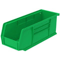 10-7/8" L x 4-1/8" W x 4" Hgt. OD Green Storage Bin