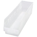 23-5/8" L x 6-5/8" W x 6" Hgt. Quantum® Clear Economy Shelf Bin