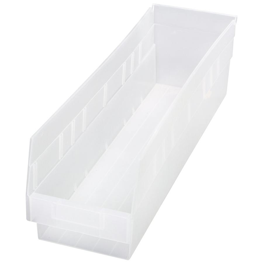 23-5/8" L x 6-5/8" W x 6" Hgt. Quantum® Clear Economy Shelf Bin