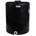 100 Gallon Tamco® Vertical Black PE Tank with 8" Lid & 2" Fitting - 30" Dia. x 36" Hgt.