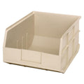 14" L x 11" W x 7" Hgt. Quantum® Ivory Stackable Shelf Bin