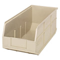 18" L x 8-1/4" W x 7" Hgt. Quantum® Ivory Stackable Shelf Bin
