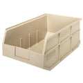 18" L x 11" W x 7" Hgt. Quantum® Ivory Stackable Shelf Bin