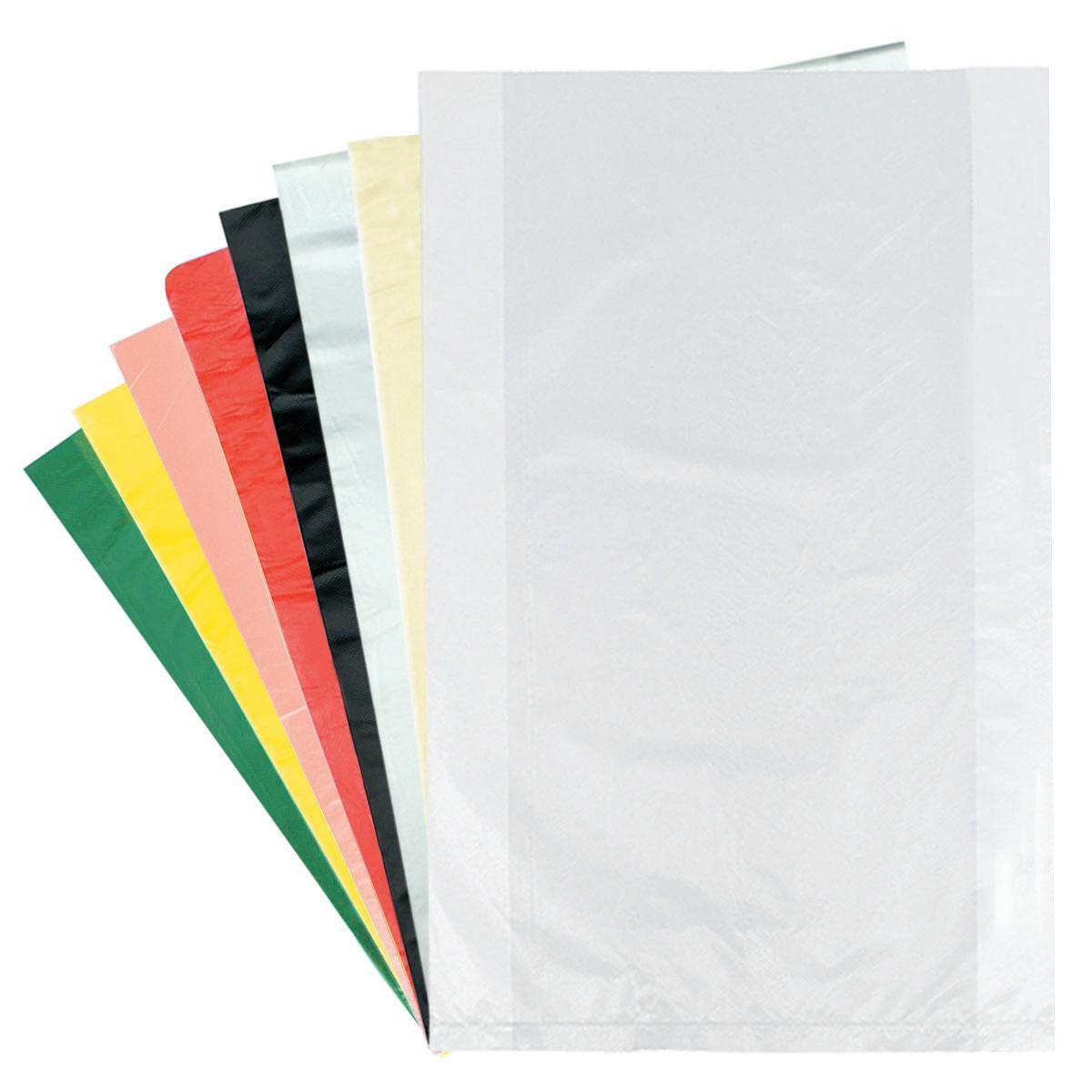 10" x 13" 0.6mil Black Plastronic® Merchandise Bags