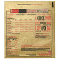8-7/8" x 10-3/4" Brown Heat Seal Printed Microwave & Oven Bags