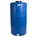 160 Gallon Tamco® Vertical Blue PE Tank with 12-1/2" Lid & 2" Fitting - 30" Dia. x 57" Hgt.