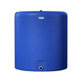 210 Gallon Tamco® Vertical Blue PE Tank with 8" Lid & 2" Fitting - 40" Dia. x 45" Hgt.
