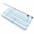 Mighty-Tuff™ Box with 6 Compartments - 11.9" L x 5.9" W x 1.4" Hgt.