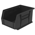 9-1/4" L x 6" W x 5" Hgt. OD Black Storage Bin