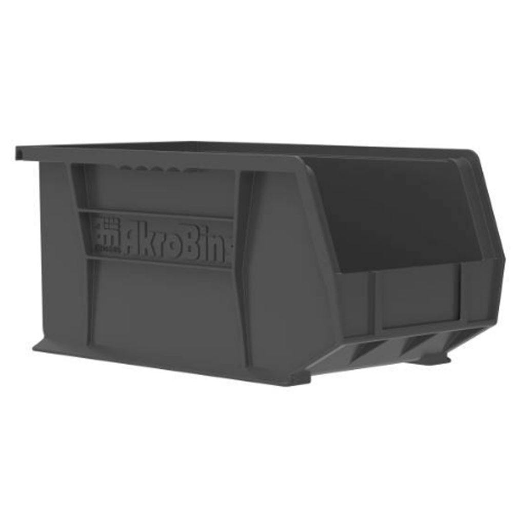 10-3/4" L x 8-1/4" W x 7" Hgt. OD Black Storage Bin