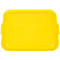 Yellow Polypropylene Standard Food Storage Box Lid for Traex® Color-Mate™ Containers