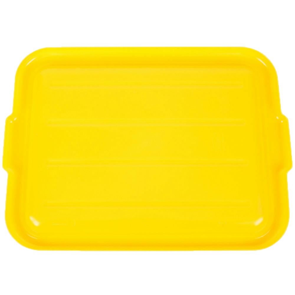 Yellow Polypropylene Standard Food Storage Box Lid for Traex® Color-Mate™ Containers