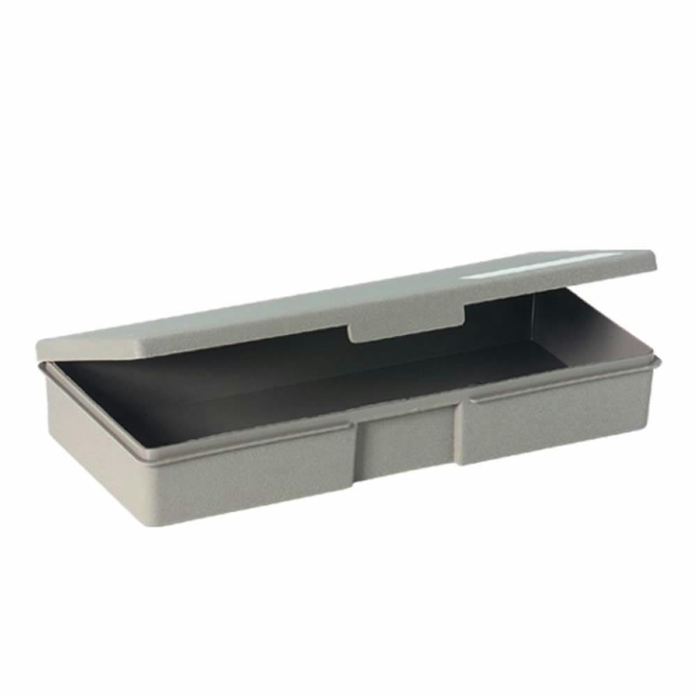 Taupe V-Series Box with 1 Compartment (Open Core) - 10" L x 4-1/4" W x 1-1/2" Hgt.