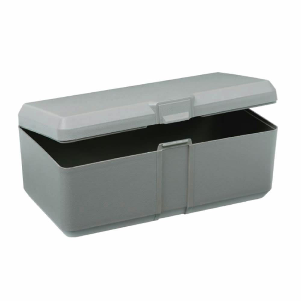 Taupe V-Series Box with 1 Compartment (Open Core) - 8-1/8" L x 4-1/8" W x 3" Hgt.
