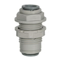 3/8" Tube OD Super Speedfit® Gray Acetal Bulkhead Union Tube Fitting