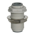 1/2" Tube OD Super Speedfit® Gray Acetal Bulkhead Union Tube Fitting