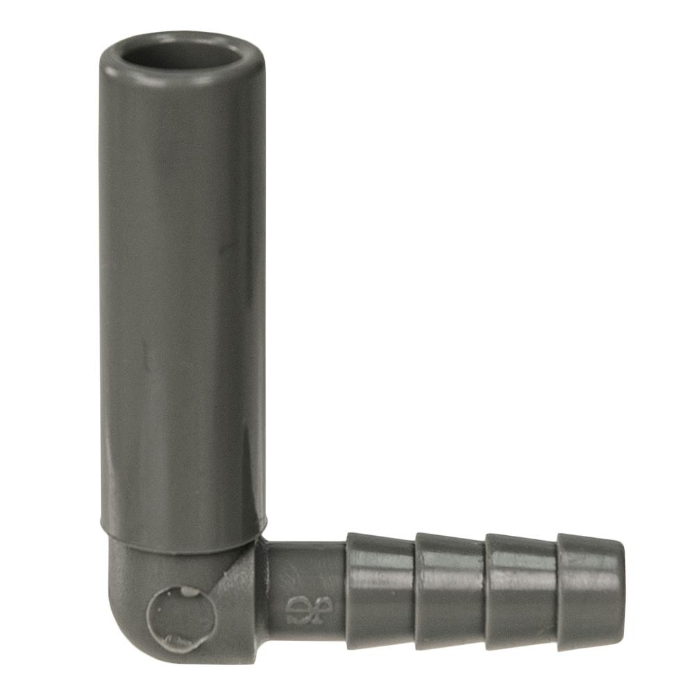 1/4" Stem OD x 1/4" Hose ID Super Speedfit® Gray Acetal Tube-To-Hose Elbow Tube Fitting