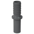 1/4" Stem OD x 1/4" Hose ID Super Speedfit® Gray Acetal Tube-To-Hose Stem Tube Fitting