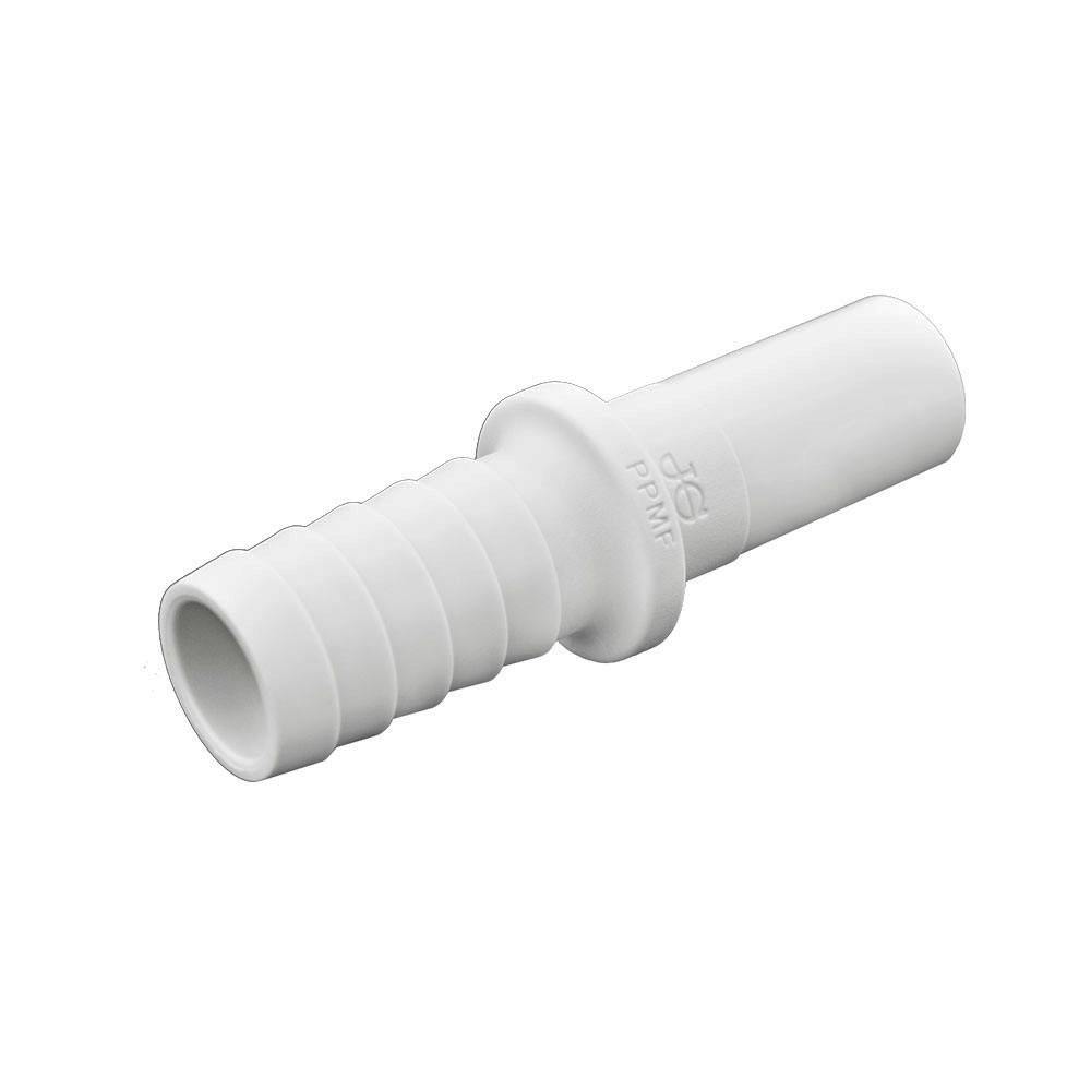 1/2" Stem OD x 3/8" Hose ID Polypropylene Stem