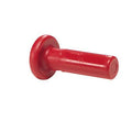 12mm Stem OD Red Acetal Metric Plug