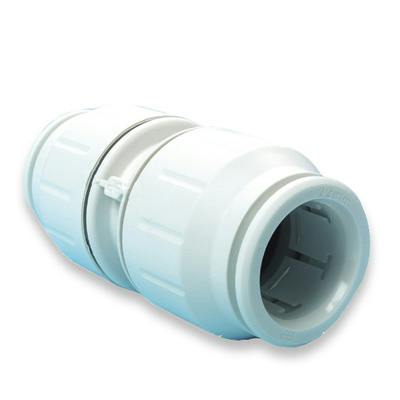 1/2" CTS White PEX Coupler