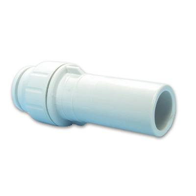 1" Stem x 3/4" CTS White Pipe PEX Reducer