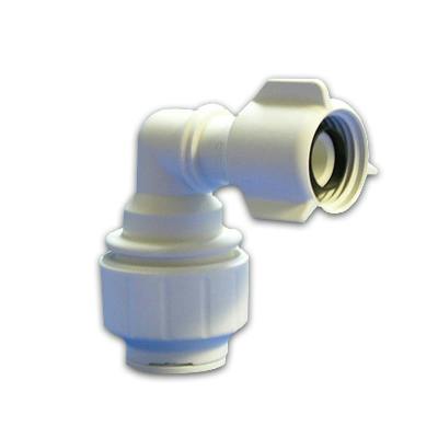 1/2" CTS x 1/2" NPS White PEX Female Swivel Elbow