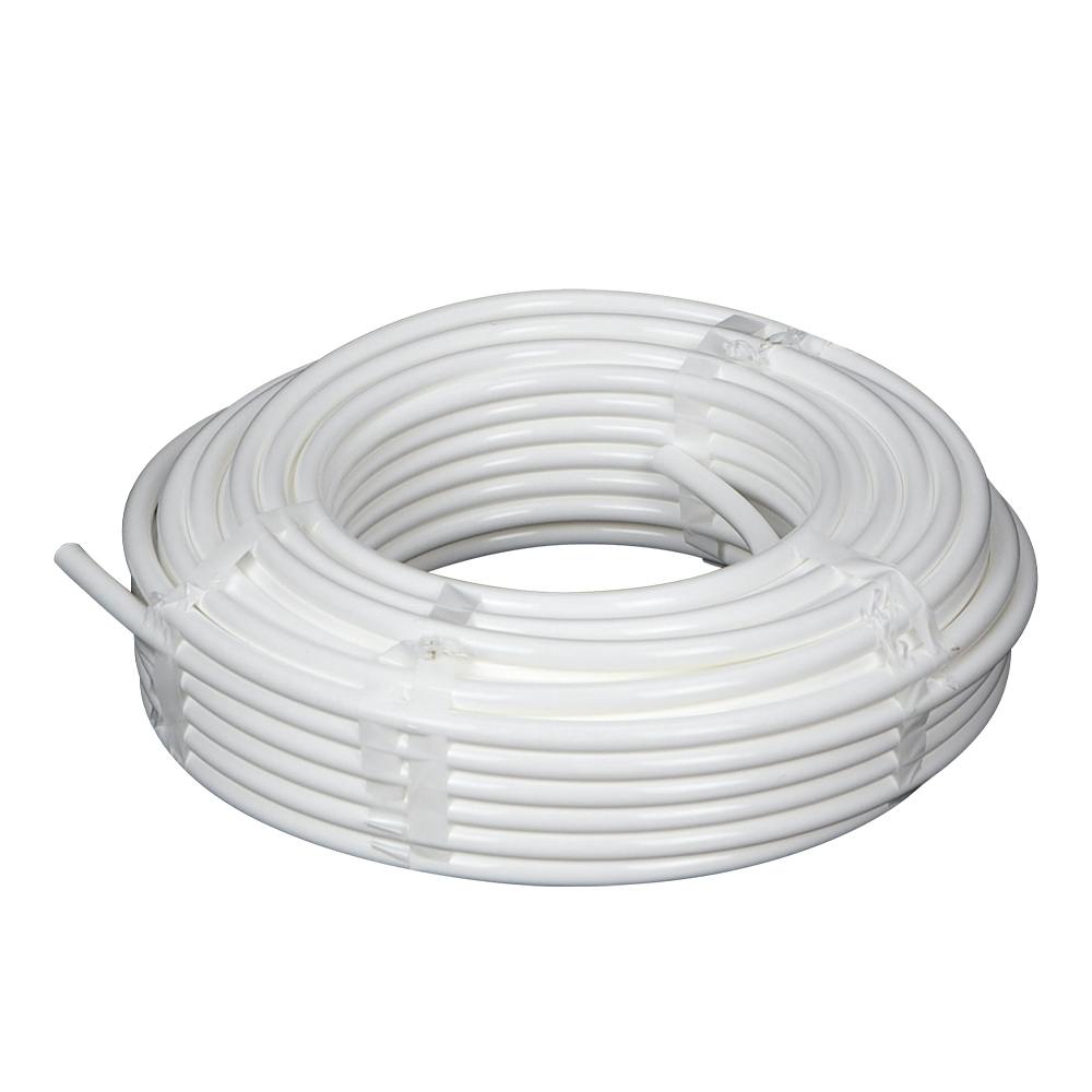 1/4" ID x 3/8" OD x 1/16" Wall White LLDPE Tubing