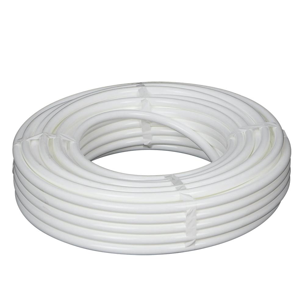 3/8" ID x 1/2" OD x 1/16" Wall White LLDPE Tubing