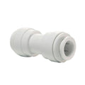 1/4" OD White Polypropylene Union Connector