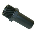 1" CTS x 1" NPT Black UV PEX Male Stem Adapter