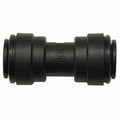 3/8" Black Polypropylene Union Connector