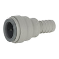 15mm Stem OD x 1/2" Hose ID John Guest® Acetal Metric Barb Connector