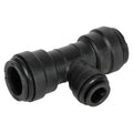 15mm Tube OD Ends x 3/8" Tube OD Branch John Guest® Acetal Metric Tee Adapter