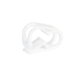 White Polypropylene Tubing Clamp for Tubing up to 0.25" OD