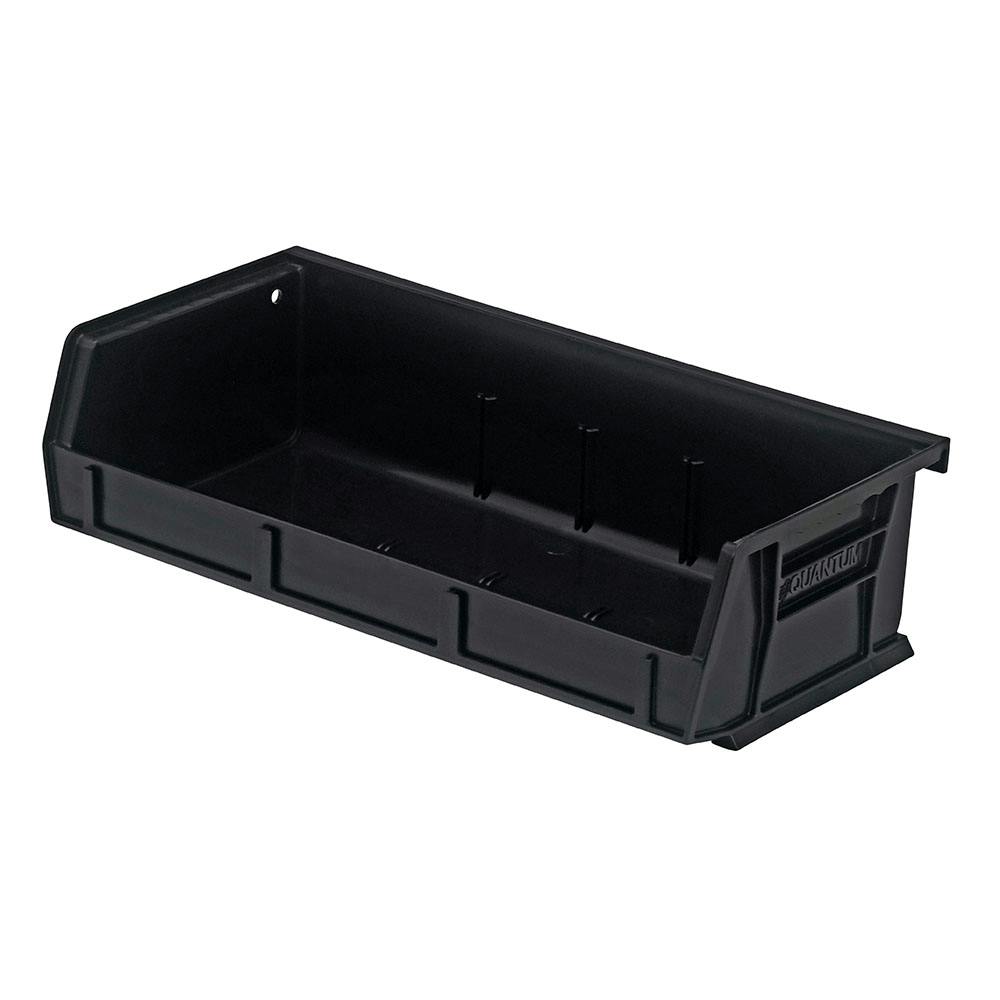 Black Quantum® Ultra Series Stack & Hang Bin - 5-3/8" L x 11" W x 3" Hgt.