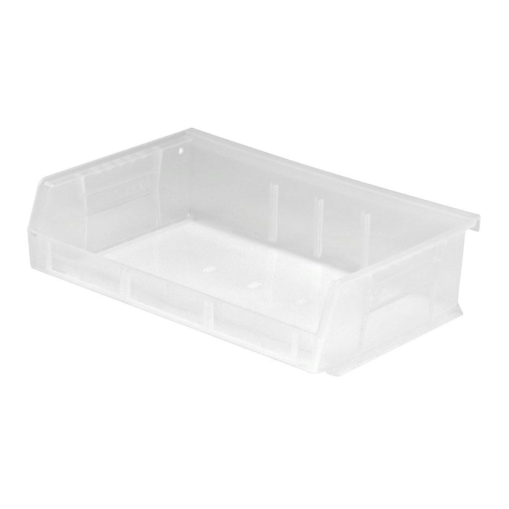 Quantum® Clear-View Ultra Series Stack & Hang Bin - 7-3/8" L x 11" W x 3" Hgt.