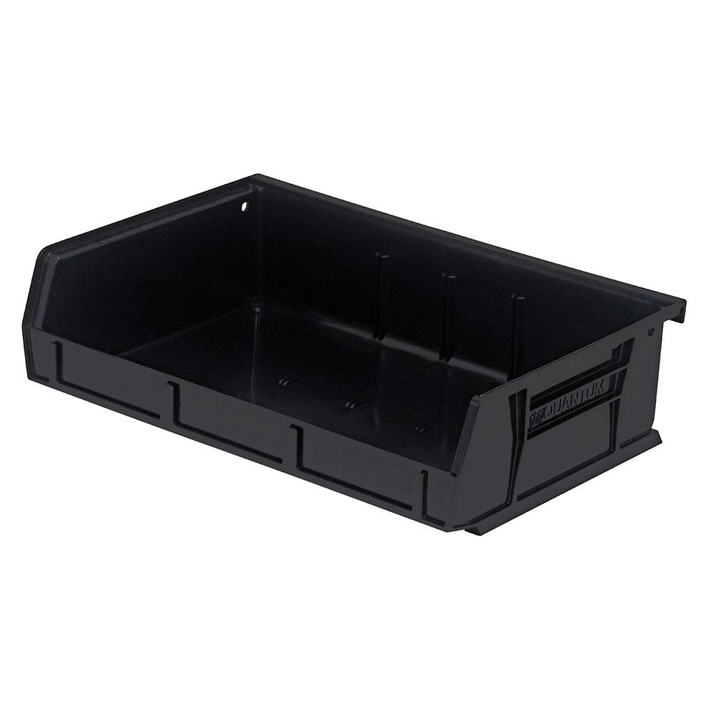 Black Quantum® Ultra Series Stack & Hang Bin - 7-3/8" L x 11" W x 3" Hgt.