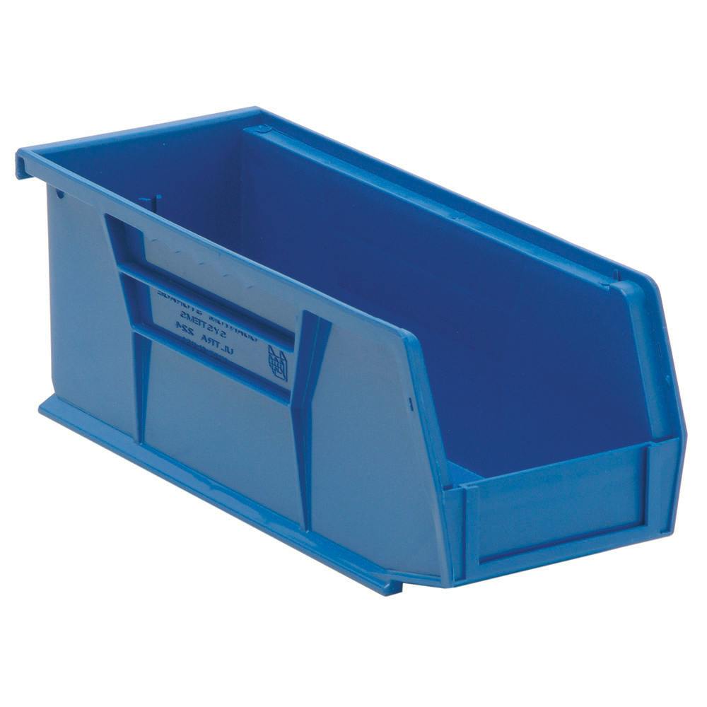 Blue Quantum® Ultra Series Stack & Hang Bin - 10-7/8" L x 4-1/8" W x 4" Hgt.