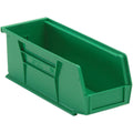 Green Quantum® Ultra Series Stack & Hang Bin - 10-7/8" L x 4-1/8" W x 4" Hgt.