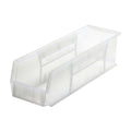 Quantum® Clear-View Ultra Series Stack & Hang Bin - 18" L x 5-1/2" W x 5" Hgt.
