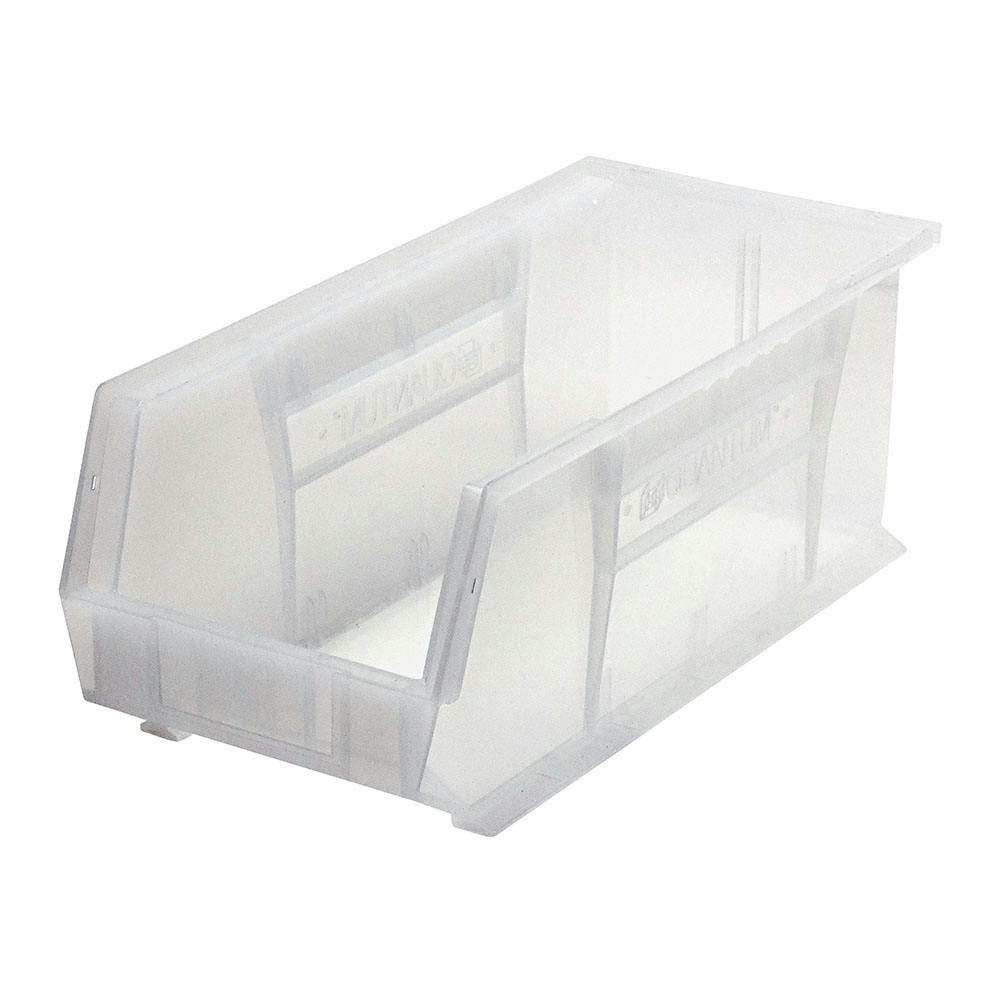 Quantum® Clear-View Ultra Series Stack & Hang Bin - 18" L x 8-1/4" W x 7" Hgt.
