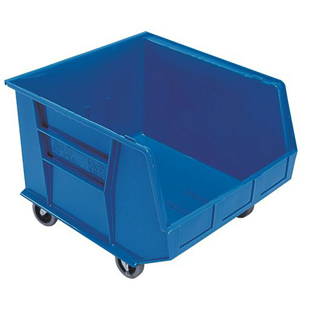 Blue Quantum® Ultra Series Mobile Stack & Hang Bin - 18" L x 16-1/2" W x 11" Hgt.