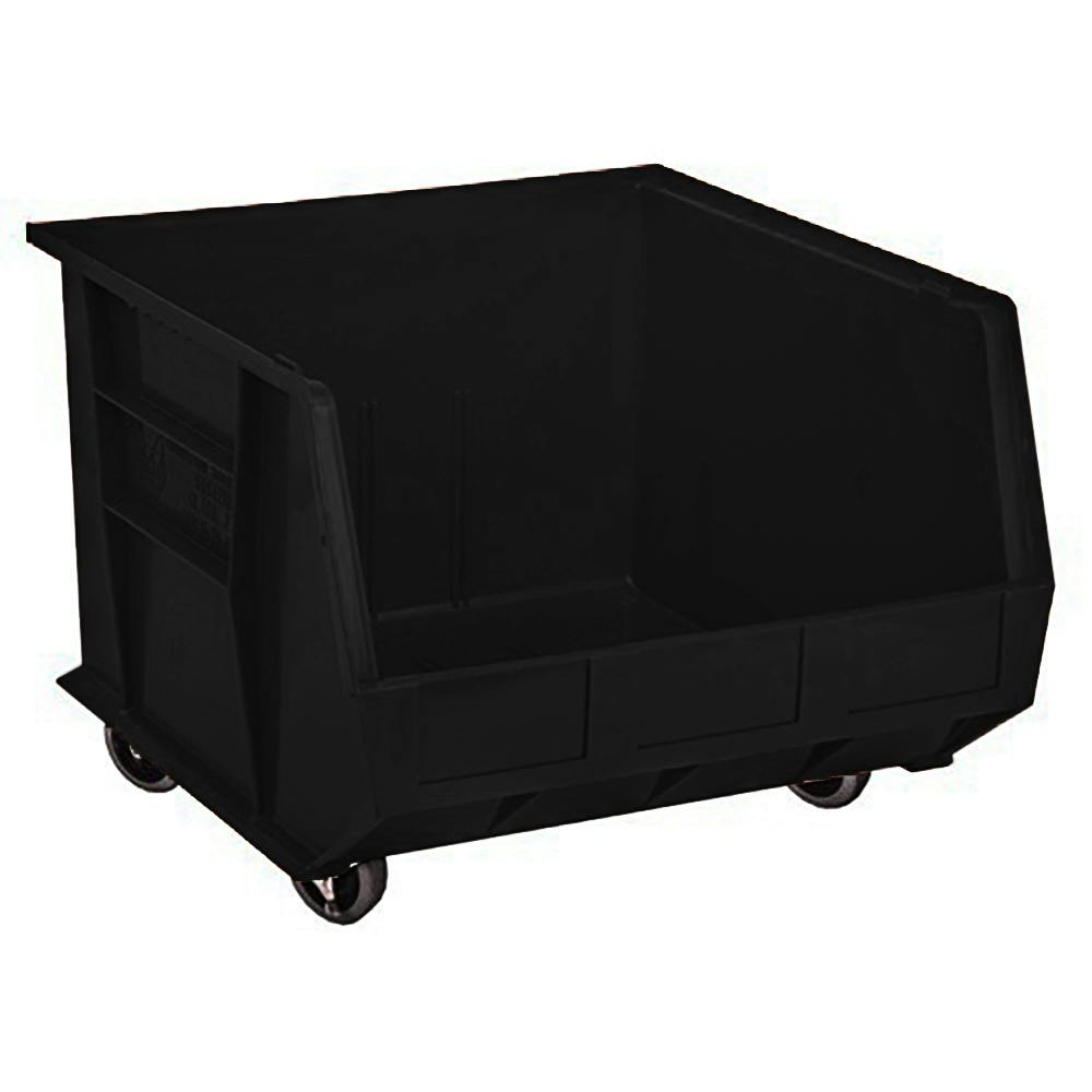Black Quantum® Ultra Series Mobile Stack & Hang Bin - 18" L x 16-1/2" W x 11" Hgt.