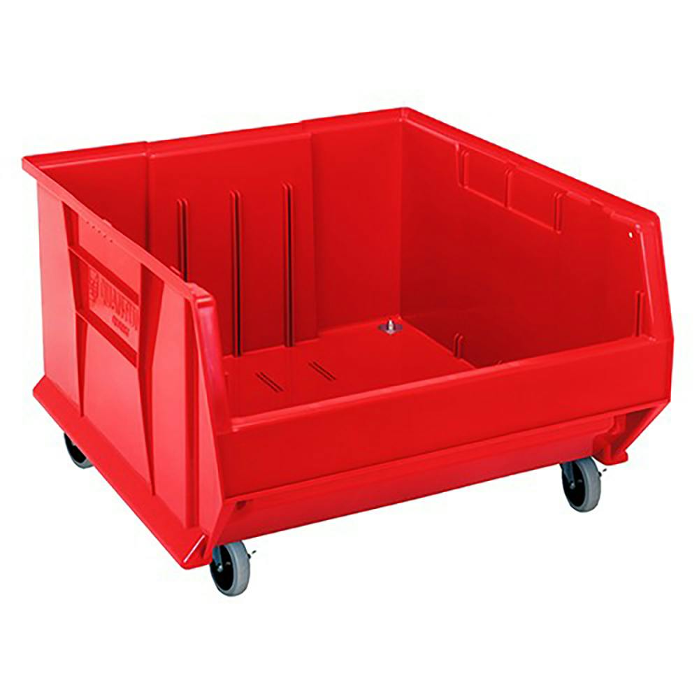 Red Quantum® HULK Mobile Bin - 23-7/8" L x 22-1/2" W x 12" Hgt.